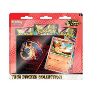 (ING) Blister Triplo Tech Sticker Megaevolução 2.5 - Heróis Excelsos - Charmander